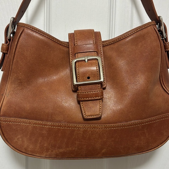 Brown Leather Shoulder Bag - Picture 3 of 12